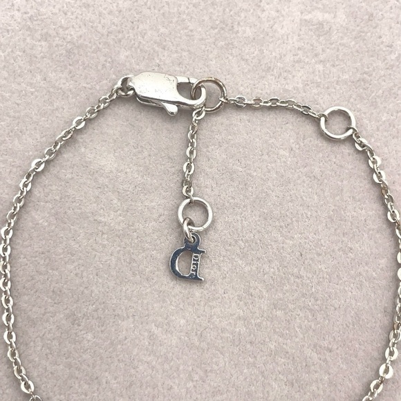 Auth Christian Dior CD Logo Pink
Rhinestones SV Bracelet - Picture 3 of 11